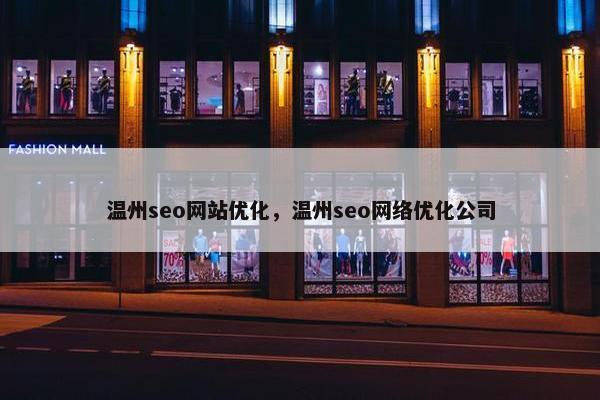 温州seo网站优化，温州seo网络优化公司