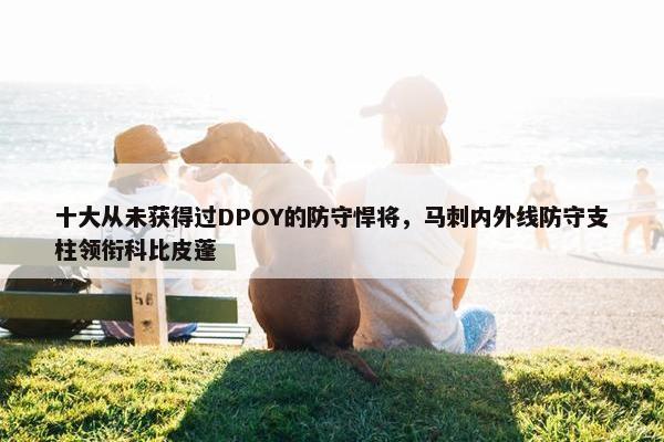 十大从未获得过DPOY的防守悍将，马刺内外线防守支柱领衔科比皮蓬