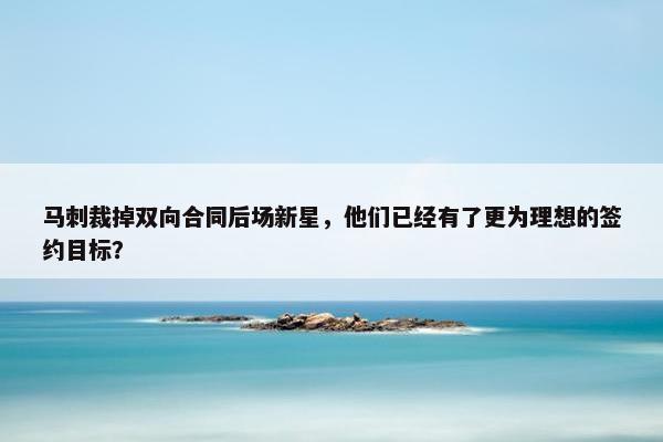 马刺裁掉双向合同后场新星，他们已经有了更为理想的签约目标？