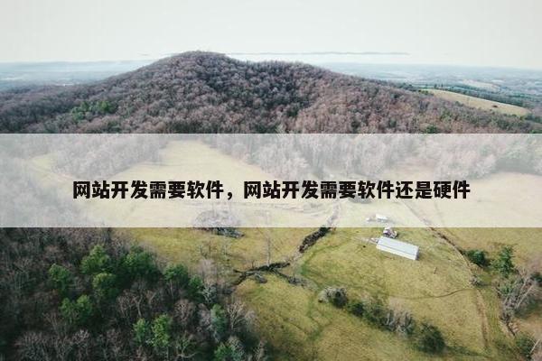 网站开发需要软件，网站开发需要软件还是硬件