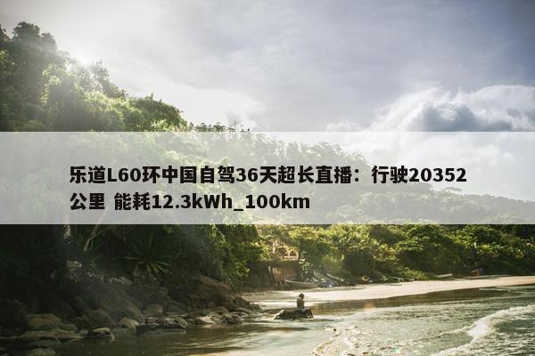 乐道L60环中国自驾36天超长直播：行驶20352公里 能耗12.3kWh_100km