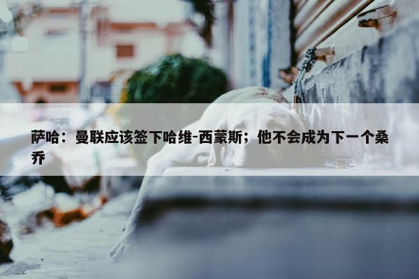 萨哈：曼联应该签下哈维-西蒙斯；他不会成为下一个桑乔