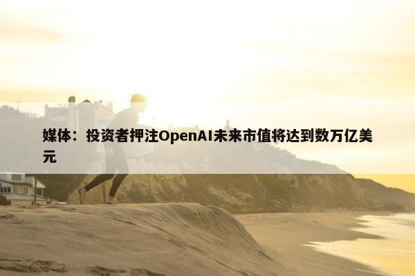 媒体：投资者押注OpenAI未来市值将达到数万亿美元