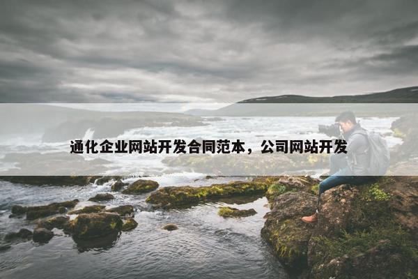 通化企业网站开发合同范本，公司网站开发