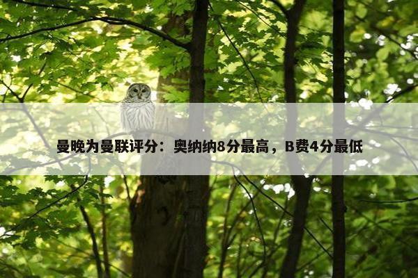 曼晚为曼联评分：奥纳纳8分最高，B费4分最低