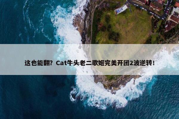 这也能翻？Cat牛头老二歌姬完美开团2波逆转！