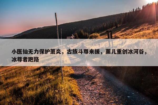 小医仙无力保护萧炎，古族斗尊来援，薰儿重创冰河谷，冰尊者跑路