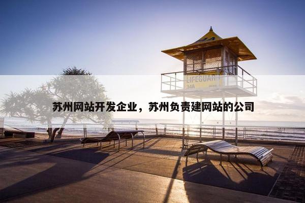 苏州网站开发企业，苏州负责建网站的公司