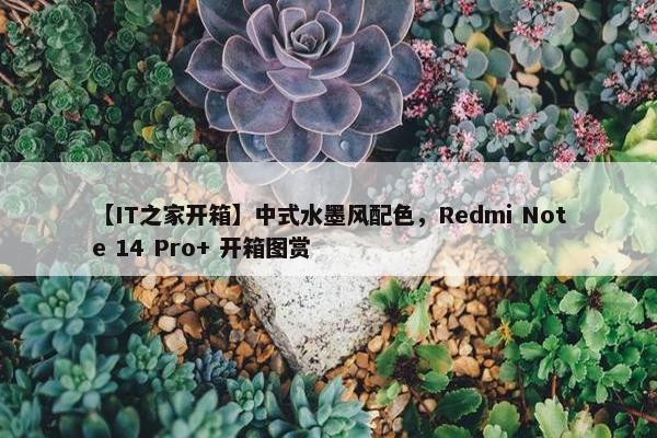 【IT之家开箱】中式水墨风配色，Redmi Note 14 Pro+ 开箱图赏