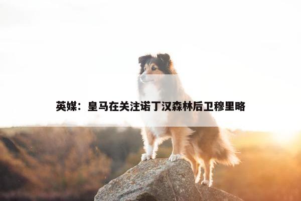 英媒：皇马在关注诺丁汉森林后卫穆里略