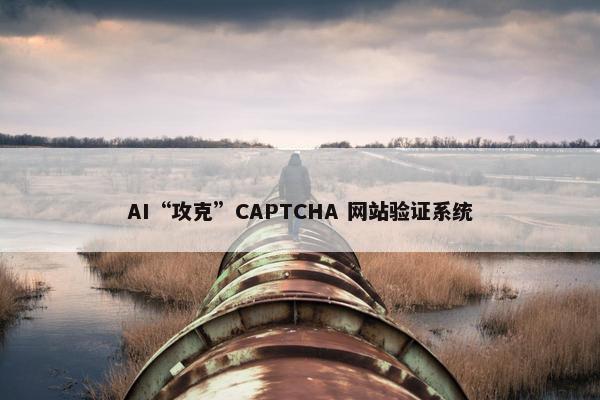 AI“攻克”CAPTCHA 网站验证系统