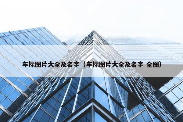 车标图片大全及名字（车标图片大全及名字 全图）