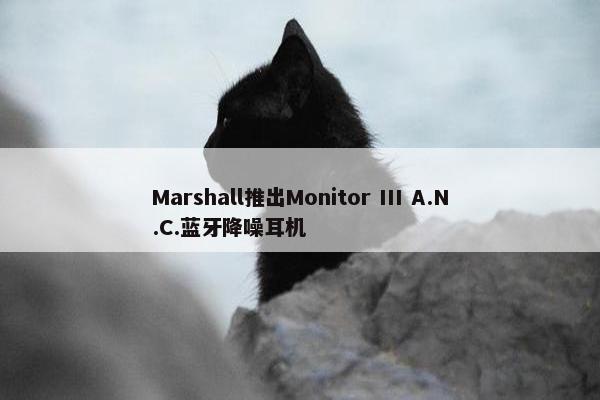 Marshall推出Monitor III A.N.C.蓝牙降噪耳机