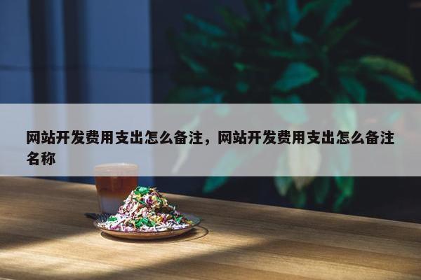 网站开发费用支出怎么备注，网站开发费用支出怎么备注名称