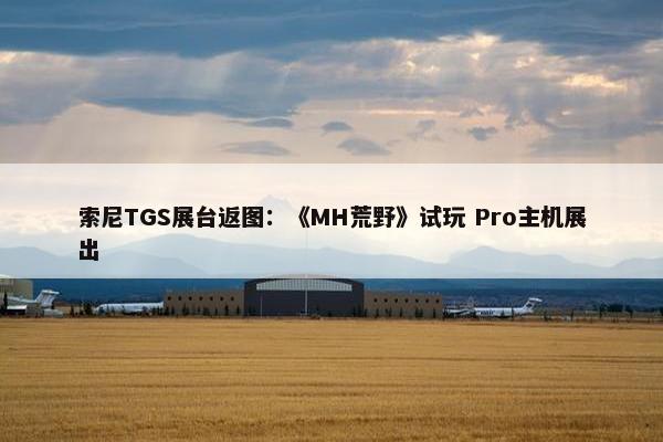 索尼TGS展台返图：《MH荒野》试玩 Pro主机展出