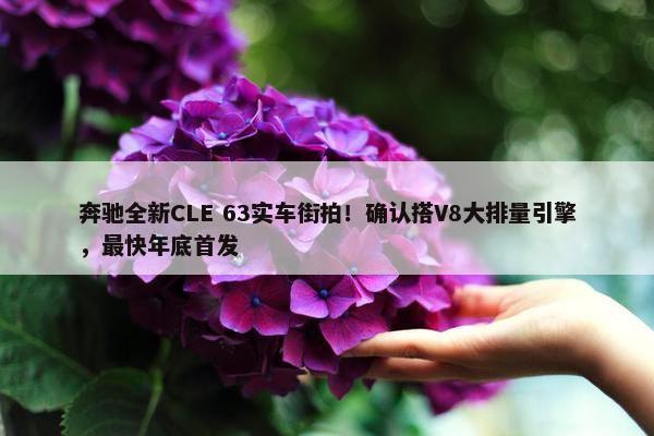 奔驰全新CLE 63实车街拍！确认搭V8大排量引擎，最快年底首发