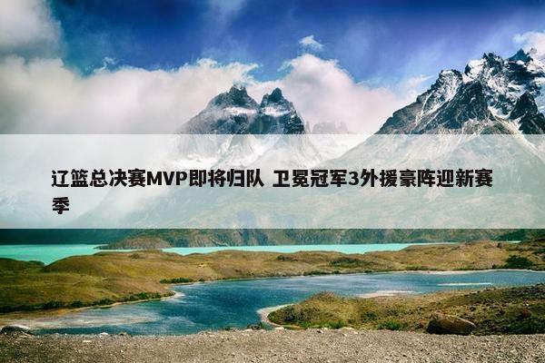 辽篮总决赛MVP即将归队 卫冕冠军3外援豪阵迎新赛季