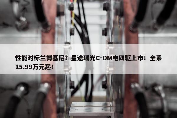 性能对标兰博基尼？星途瑶光C-DM电四驱上市！全系15.99万元起！