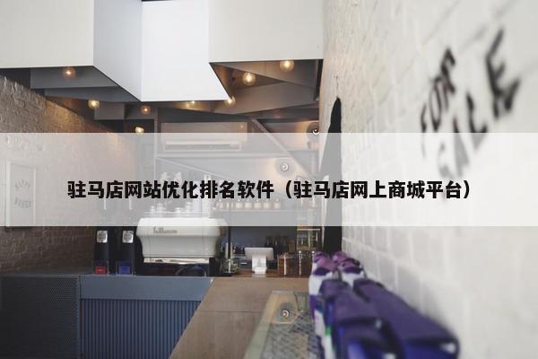 驻马店网站优化排名软件（驻马店网上商城平台）