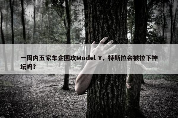 一周内五家车企围攻Model Y，特斯拉会被拉下神坛吗？