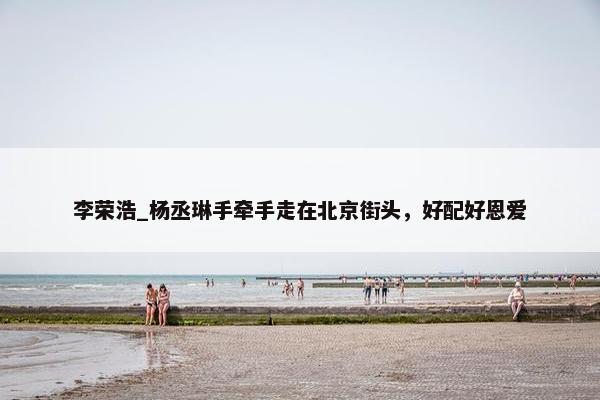 李荣浩_杨丞琳手牵手走在北京街头，好配好恩爱