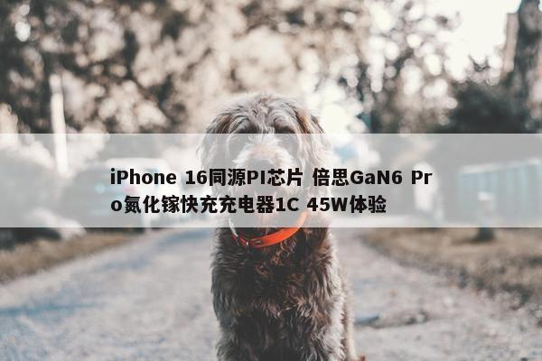 iPhone 16同源PI芯片 倍思GaN6 Pro氮化镓快充充电器1C 45W体验