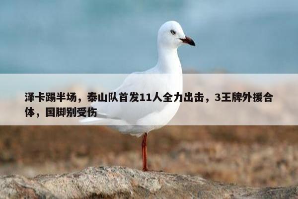 泽卡踢半场，泰山队首发11人全力出击，3王牌外援合体，国脚别受伤