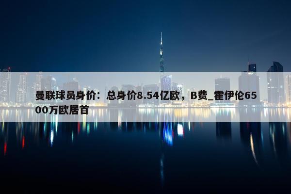 曼联球员身价：总身价8.54亿欧，B费_霍伊伦6500万欧居首