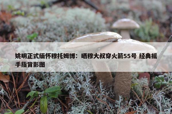 姚明正式缅怀穆托姆博：晒穆大叔穿火箭55号 经典摇手指背影图