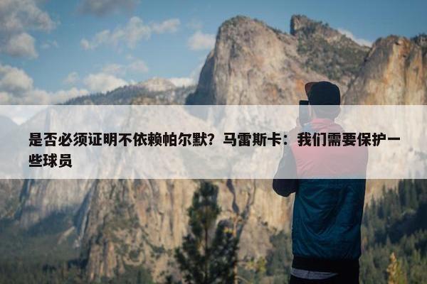 是否必须证明不依赖帕尔默？马雷斯卡：我们需要保护一些球员