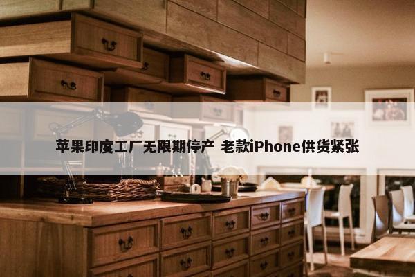 苹果印度工厂无限期停产 老款iPhone供货紧张