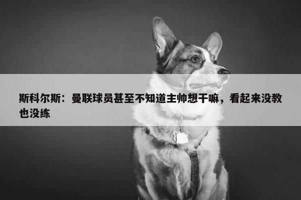 斯科尔斯：曼联球员甚至不知道主帅想干嘛，看起来没教也没练