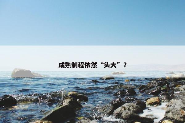 成熟制程依然“头大”？