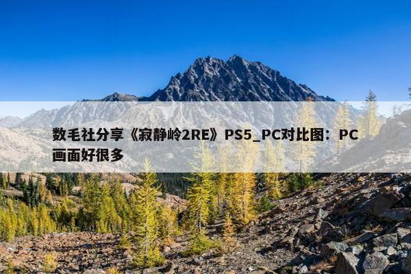 数毛社分享《寂静岭2RE》PS5_PC对比图：PC画面好很多