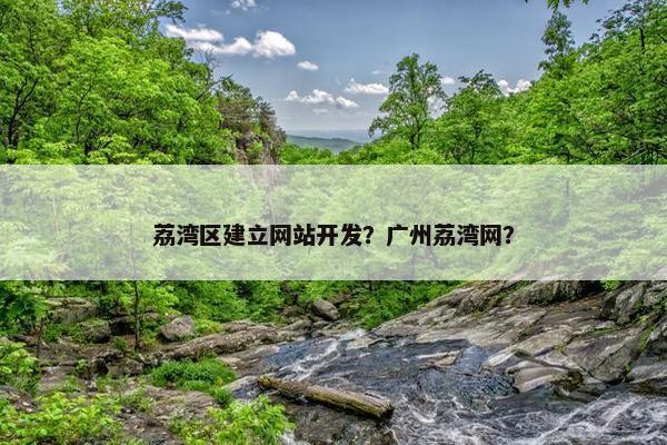 荔湾区建立网站开发？广州荔湾网？