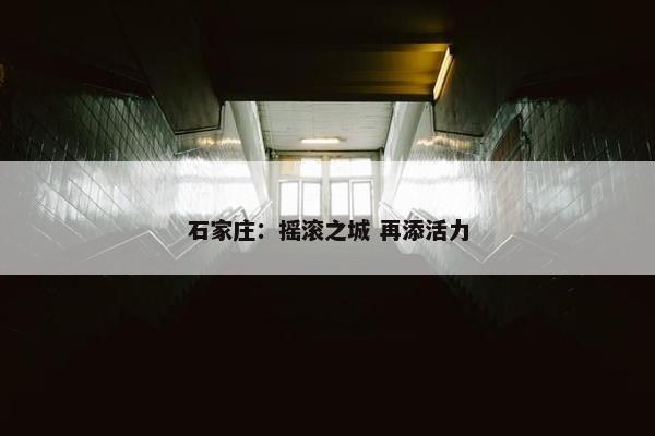 石家庄：摇滚之城 再添活力