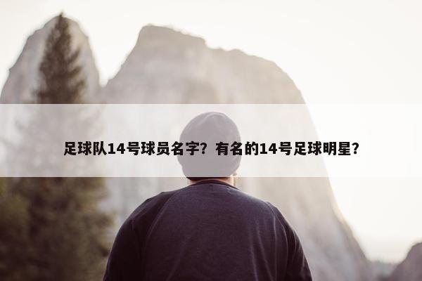 足球队14号球员名字？有名的14号足球明星？