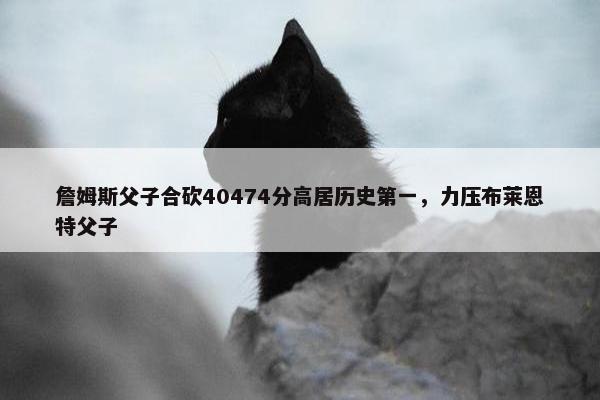 詹姆斯父子合砍40474分高居历史第一，力压布莱恩特父子