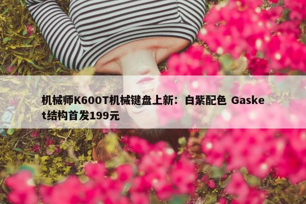 机械师K600T机械键盘上新：白紫配色 Gasket结构首发199元