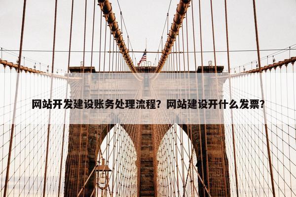 网站开发建设账务处理流程？网站建设开什么发票？