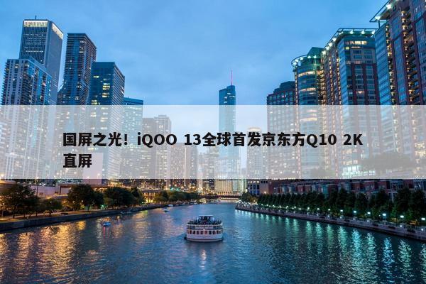 国屏之光！iQOO 13全球首发京东方Q10 2K直屏