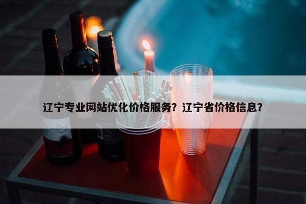 辽宁专业网站优化价格服务？辽宁省价格信息？