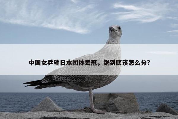 中国女乒输日本团体丢冠，锅到底该怎么分？