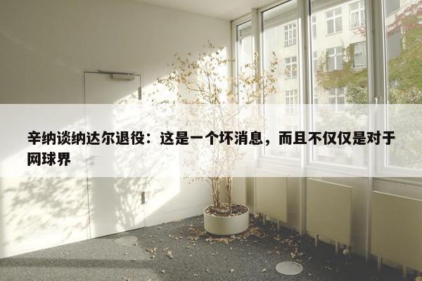 辛纳谈纳达尔退役：这是一个坏消息，而且不仅仅是对于网球界