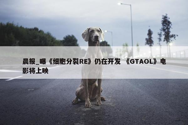 晨报_曝《细胞分裂RE》仍在开发 《GTAOL》电影将上映