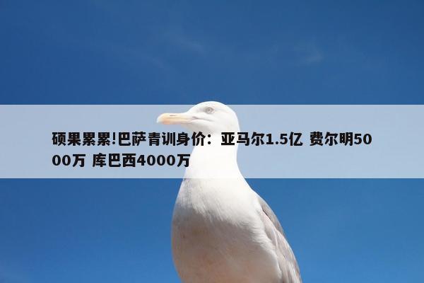 硕果累累!巴萨青训身价：亚马尔1.5亿 费尔明5000万 库巴西4000万