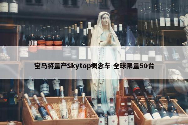 宝马将量产Skytop概念车 全球限量50台