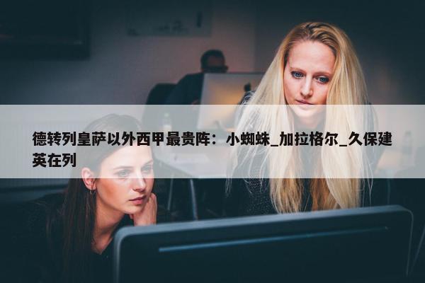 德转列皇萨以外西甲最贵阵：小蜘蛛_加拉格尔_久保建英在列