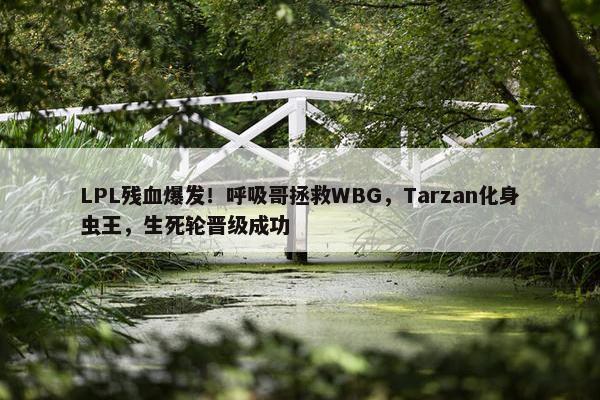 LPL残血爆发！呼吸哥拯救WBG，Tarzan化身虫王，生死轮晋级成功