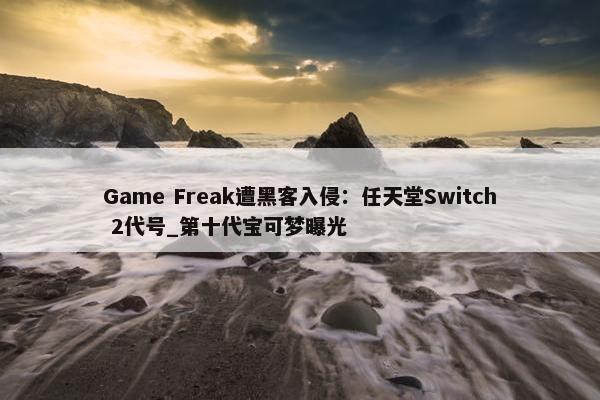 Game Freak遭黑客入侵：任天堂Switch 2代号_第十代宝可梦曝光